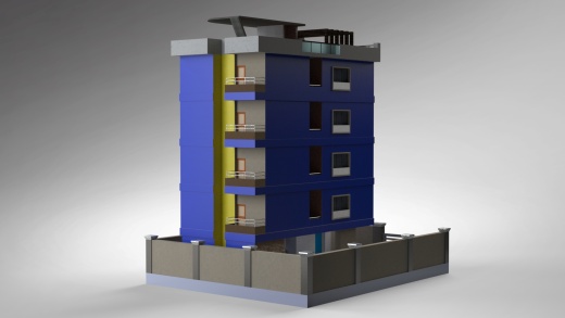 住宅建筑模型缩略图